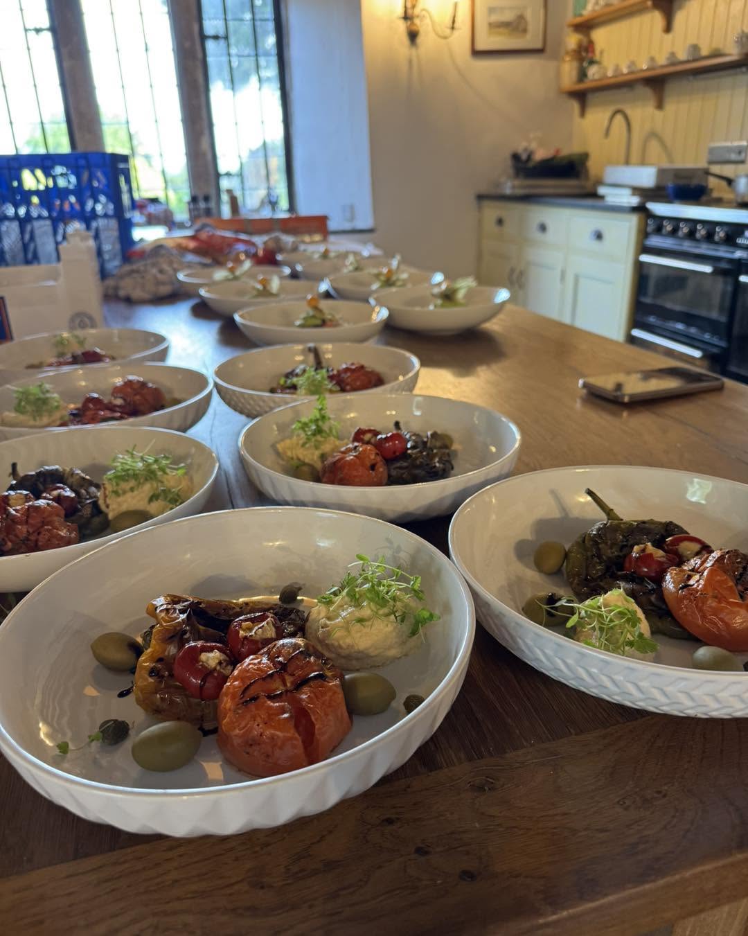 Buffet catering setup