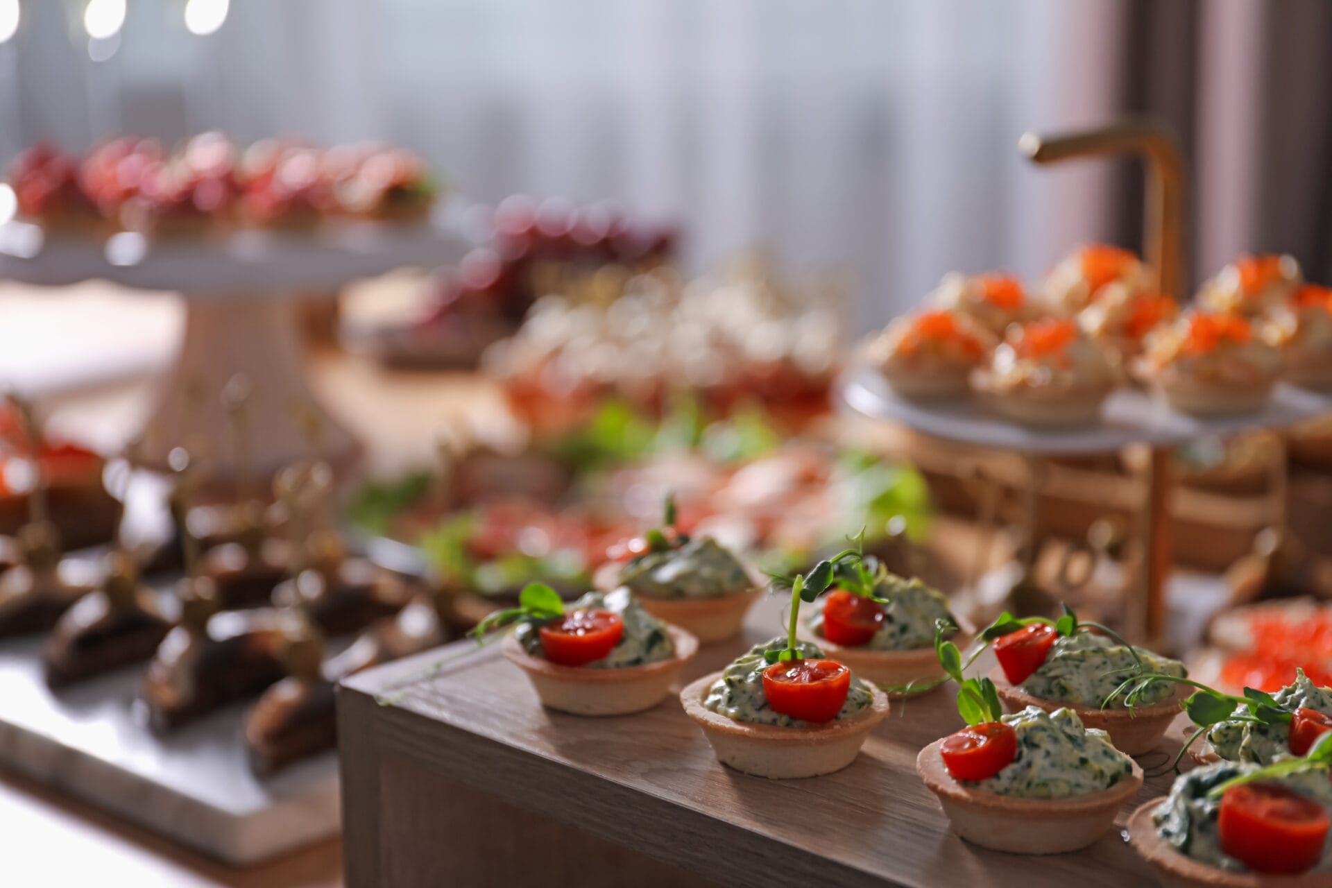 Buffet menu catering